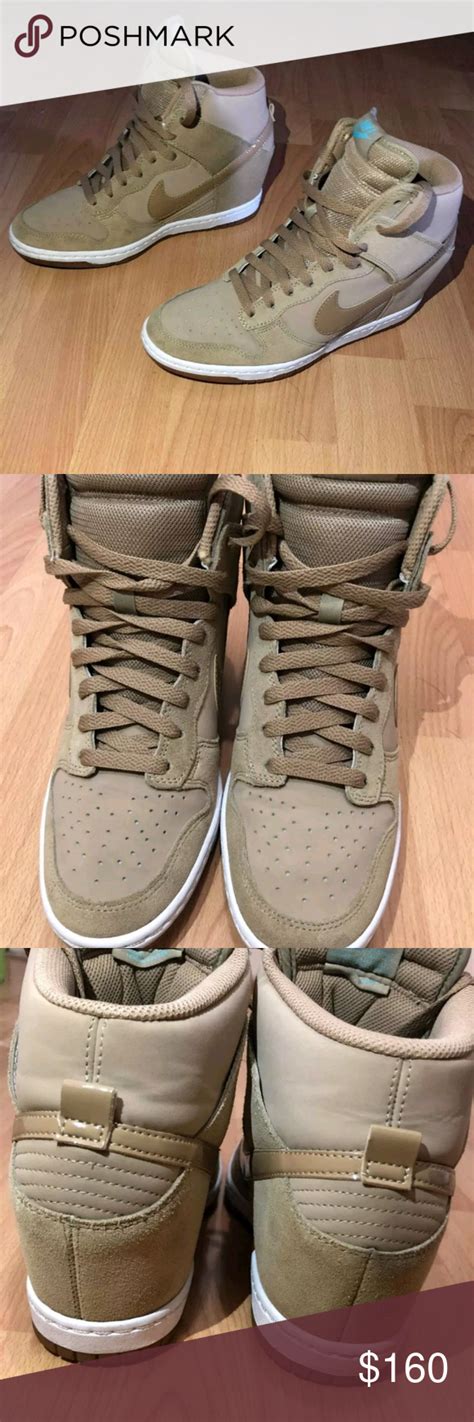 He and sky's mum mieko she turned professional at 10 and soon became nike's youngest athlete. Nike Dunk Sky Hi Wedge brown Desert Camo women siz | Brown ...