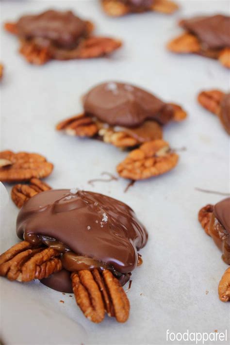This turtle recipe is perfect for holiday gift giving, but seriously, homemade turtle candy with pecans and caramel is going to be well received any time of year! Kraft Caramel Recipes Turtles - It is finally the season ...