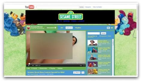 Desnudos captados por cámara espía. 'Barrio Sésamo', hackeado en YouTube para emitir porno