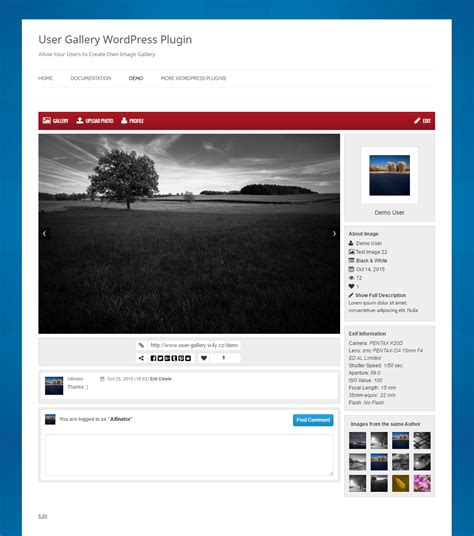 User Gallery WordPress Plugin by GalleryPlugins | CodeCanyon