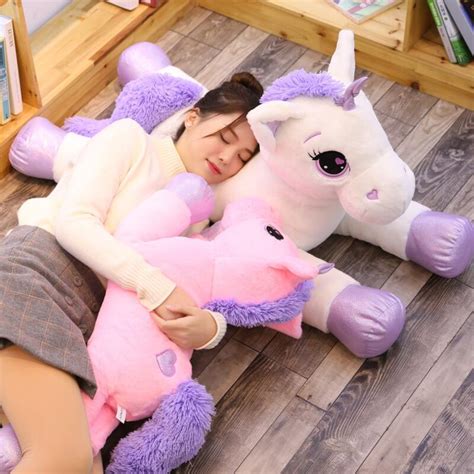 Popular amusement plush toys for kids. For Drop shipping New Giant Unicorn Plush Toy Soft Stuffed ...