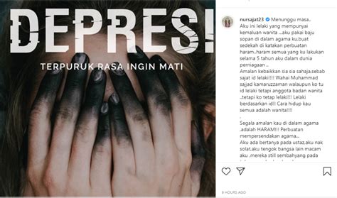 Berdasarkan keterangan yang diberi, kami memahami. Telan Ubat Tidur, Sajat Alami Depresi - "Aku Ini Lelaki ...