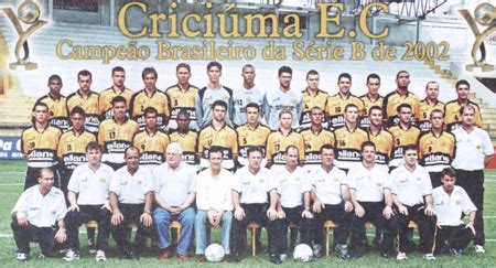 Последние твиты от criciúma e.c. CANAL #SPORTS: Criciúma Campeão Brasileiro da Série B em 2002