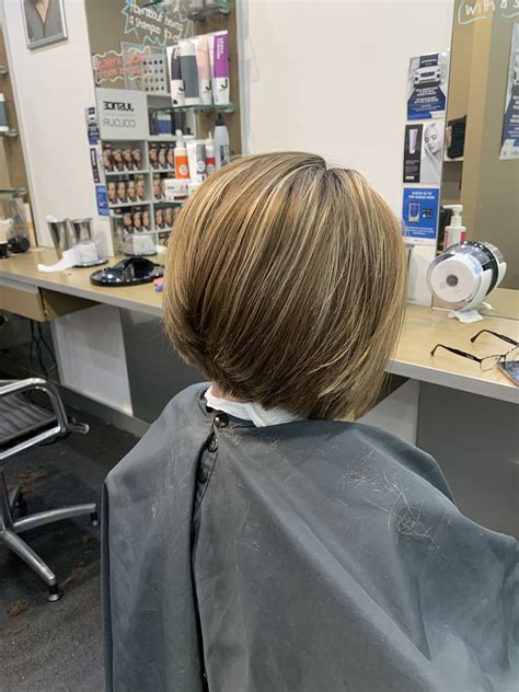All the hair is elevated to 90 degrees and cut at the same length. A-line Bob Haircut Tutorial Video by teneale.english@yahoo ...