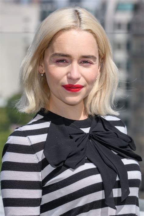 She'll keep you on your toes, says clarke, 31, of her role as qi'ra in the film, in theaters friday. Emilia Clarke - "Solo: A Star Wars Story" Photocall in London