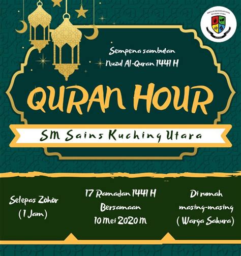 Though of some use in reconstructing the qur'an's historicity. Quran Hour SAKURA - Nuzul Al-Quran 1441H | Sekolah ...