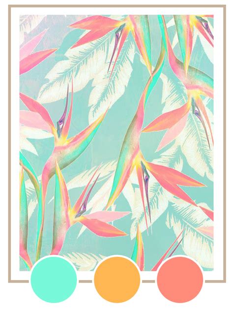 Retro color styles are popping up in a variety of uses but retro colors schemes are often used to create an old or vintage feel and have come back into fashion partially due to the popularity of photo filters in. MY SUMMER COLOR PALETTE :: VINTAGE TROPICAL - coco kelley ...