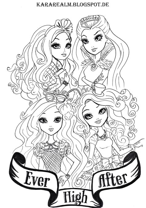 120k.) this ever after high coloring pages raven queen for individual and noncommercial use only, the copyright belongs to their respective creatures or owners. Kara Realm: Ever After High Coloring Pages | Coloring ...