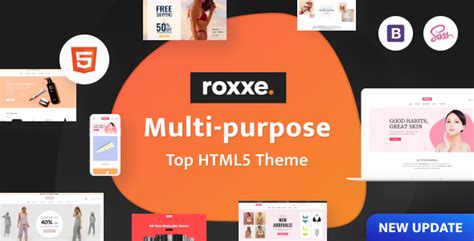 A collection of free bootstrap charts templates and bootstrap themes. Roxxe - Bootstrap 4 Responsive Multipurpose HTML Store ...