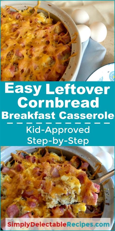Feel free to add corn or use the batter for muffins! Leftover Cornbread Casserole | Recipe | Breakfast recipes casserole, Leftover cornbread, Recipes