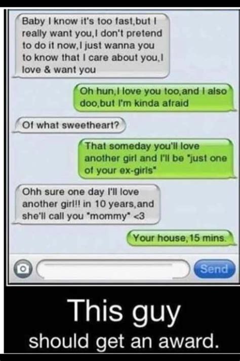 Ten dirty jokes to tell at friend' s parties. genius ! | Cute text messages, Text messages boyfriend ...
