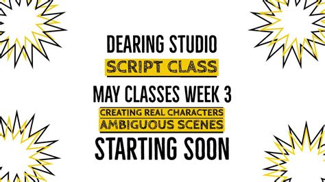 This will enable those who are living far away to participate, network and share their own ideas and experiences even future. Creating Real Characters - Free Teen Acting Class - YouTube