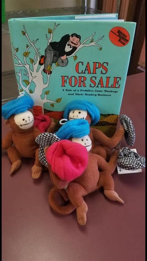 Participants can pick up a *caps for sale story walk packet with directions and activity sheets f.rom the warren public library children's. Caps For Sale Book And Puppets bundle and save | Caps for ...