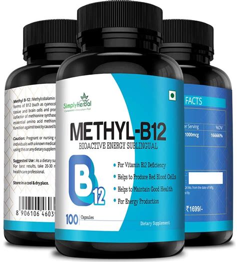 Check spelling or type a new query. Buy Simply Herbal Methylcobalamin Vitamin B12 1000mcg ...