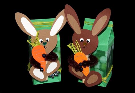 3 vorlagen für schnelle & schlichte osterdeko aus papier: Osterhasenklammern basteln - Last Minute Deko