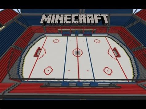 Хоккейное Поле в Minecraft - YouTube