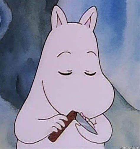 Share template on twitter share template on facebook. Create meme "Moomin, the picture of the Hippo with a knife ...