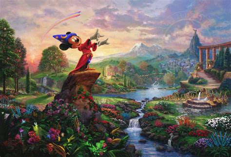 Some of these titles may still be available for download and playable; Fantasia | Thomas Kinkade Studios