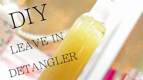 We've got tips on how to make sure your tressed get untangled with the least amount of damage. DIY All Natural Leave In Detangler for Natural Hair - YouTube