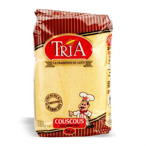 Fold into the couscous with the lemon juice and a grinding of salt. TRIA FIN COUSCOUS FINE 12/1 KG Kradjian