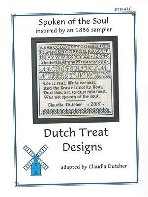 All content copyright 2021 dutch treat designs! Dutch Treat Designs - Spoken Of The Soul Cross Stitch