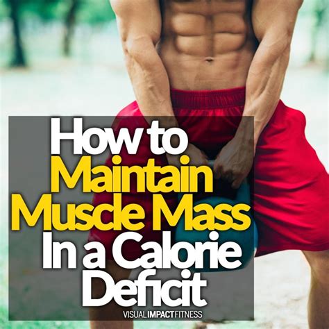 Maybe you would like to learn more about one of these? Maintain Muscle Mass in a Calorie Deficit? | Muscle mass ...