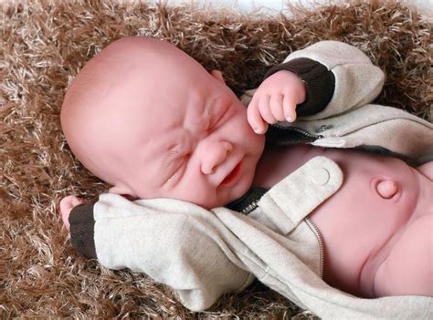 A gentle touch provides plenty of stimulation. Reborn Baby Boy Crying Doll 15 inch Preemie Newborn w ...