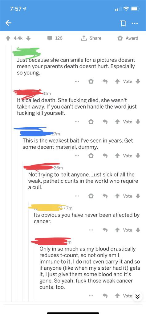 Then there is the palliative approach, where the primary intent is to relieve symptoms such as pain. Only weak people get cancer. Pathetic. : iamverybadass
