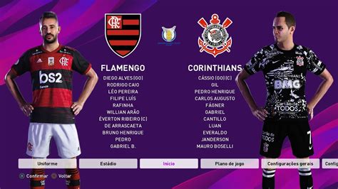 Corinthians hosts flamengo in a nbb game, certain to entertain all basketball fans. FLAMENGO 🔴⚫VS CORINTHIANS⚫⚪ /CLÁSSICO /PES20 🎮//NOVO ...