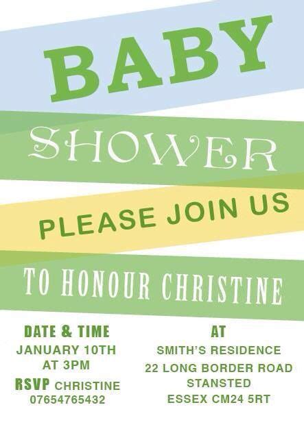Great savings & free delivery / collection on many items. Baby Shower Invitation | Personalized baby shower ...