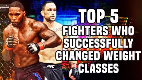 This video have list of all current ufc champions ,in the year 2020.ufc has weight class,different fighters fought according to there weights in pounds. Top 5: UFC Fighters Who Successfully Changed Weight Classes - YouTube