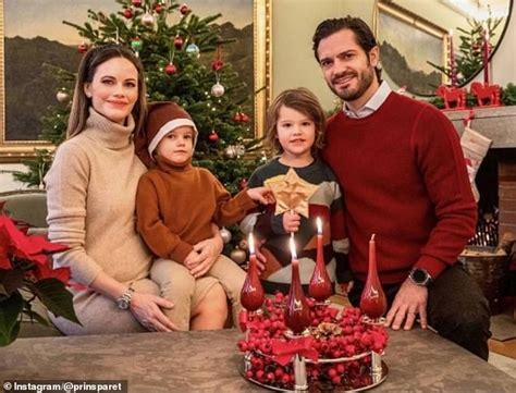 .ii, and his children charles, prince of wales; Princess Sofia and Prince Carl Philip of Sweden share first glimpse of third son Prince Julian ...