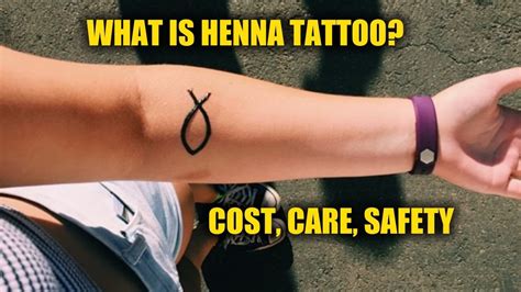 The tattoo doesn't cost much, and on our fair skin, it lasted about 10 days. What Is Henna Tattoo: Cost, Care, Safety