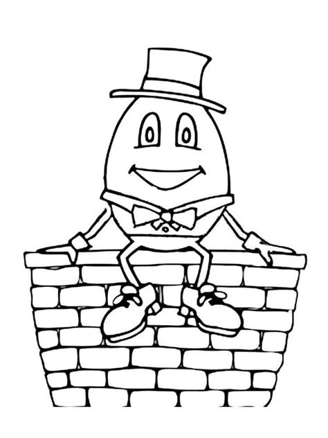 Humpty dumpty coloring page clip art. Humpty Dumpty coloring pages. Free Printable Humpty Dumpty ...