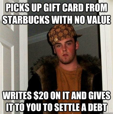 We did not find results for: Picks up gift card from starbucks with no value Writes $20 ...