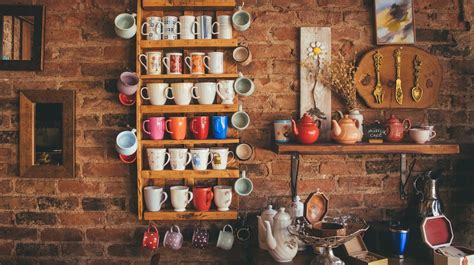 Back is chalkboard, with black iron shelf support, and cup hooks which can be easily removed if needed. Coffee Mug Storage Ideas DIY Projects Craft Ideas & How To ...