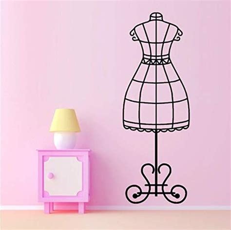 It can be applied to just about any hard, smooth surface and is safe for walls. Meaosy Wall Stickers Removable Women Clothes Stand Vinyl ...