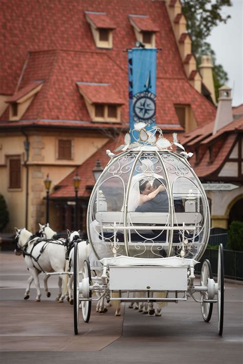A farewell ride in Cinderella's Coach through the Germany Pavilion in ...