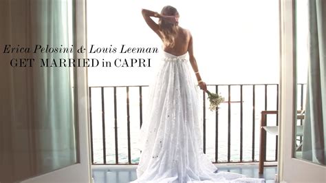 Erica pelosini is on facebook. Erica Pelosini & Louis Leeman Get Married in Capri - YouTube