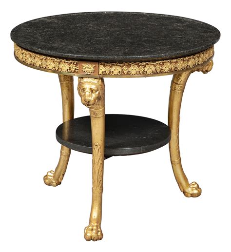 19th century italian alabaster centre table, the top inlaid in brown onyx and sienna marble with chequered borders and an interlaced geometrical border, centreed with chessboard design. Italian Neoclassical Ormolu-Mounted Mahogany and Parcel ...