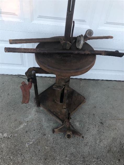 Kinds of truck wheel balancer for sale. REDUCED-Coats iron Tireman Manual Tire Machine antique ...