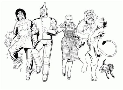 It is almost hard to tell who was worse; 20+ Free Printable Wizard Of Oz Coloring Pages ...