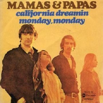 It was the group's only number one hit on the u.s. Los años 70: Mamas & the Papas "Monday, monday"