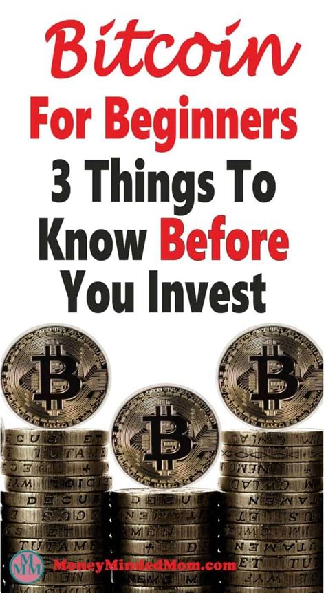 Investing in cryptocurrency is risky, but investing in only one is way riskier. BITCOIN FOR BEGINNERS | Investing, Investing money ...