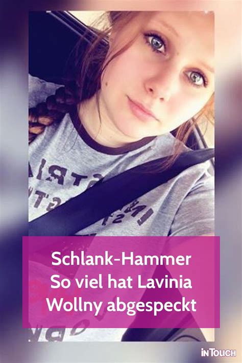 Lavinia wollny zeigt ihren erfolg. Pin auf Star-Diäten