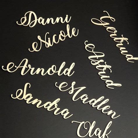 Hochzeit Tischkarten, Set von 10/20/50/100, Namenskarten ...