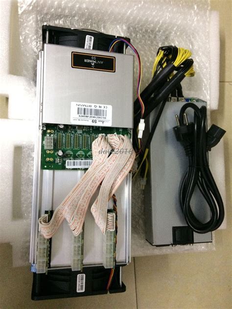 1323w ±10% (power supply not included). AntMiner S9 T9 + 1600W PSU 11.5Th/S Two Fan,11500Gh/S Asic ...