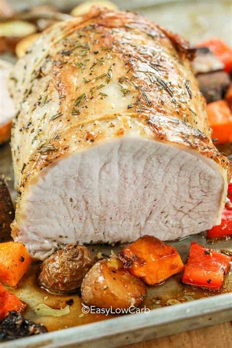 Roast the pork loin in preheated oven for 15 minutes, then sprinkle with raisins. Foil Wraped Pork Loin In Oven / Bacon Wrapped Pork Loin ...