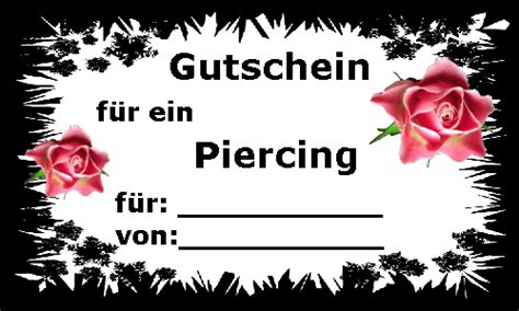 Mit dem praktischen gutscheinvorlagen editor von gutscheine.com erstellt ihr in windeseile richtig tolle gutscheine für die verschiedensten anlässe. Gutschein Piercing