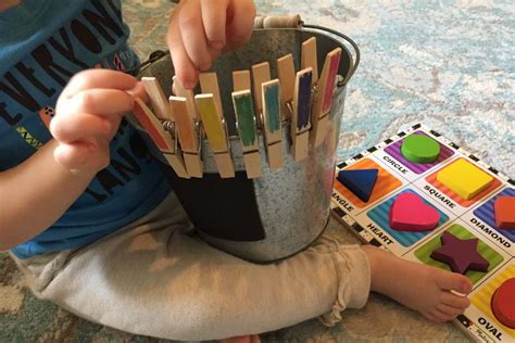 Monster color matching activity for preschool active littles. Easy Hands-On Color Matching Clothespin Game for Toddlers ...